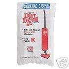 dirt devil royal style k broom vac vacuum bag 12 count $ 10 47 time 