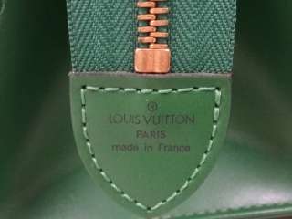   VUITTON Sac Triangle Tricot M52094 Epi Green Handbag Discontinued