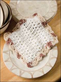 Hour Dishcloths Crochet Patterns Book Cotton 12 Quick  