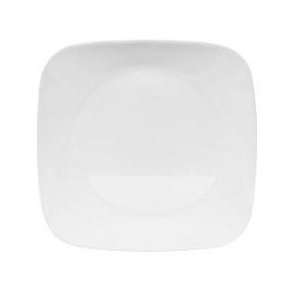  Corningware   Corell 1075553 WHT Br Butter Plate Square 