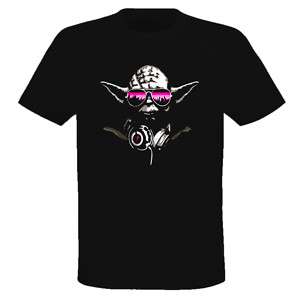 Dj Yoda Star Wars Retro Funny T Shirt  