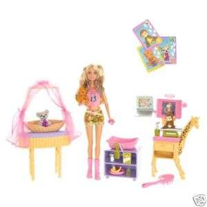 BARBIE I CAN BE A ZOO DOCTOR PLAY ALL DAY PLAYSET DOLL  
