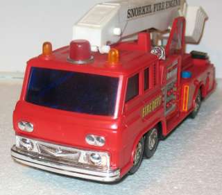 Snorkel Fire Engine   Made in Japan by Yonezawa 80s  