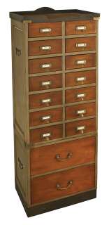   Collectors Storage Cabinet w/ Drawers Reproduction Furniture  