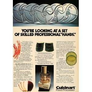  1979 Ad Cuisinart Food Processor DLC 7 Kitchen Appliance 