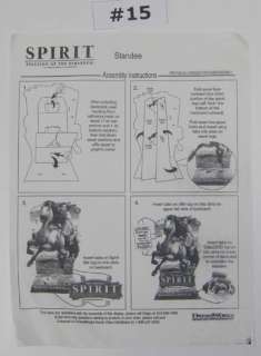 Standee Spirit Stallion Of The Cimarron Dreamworks Vid  