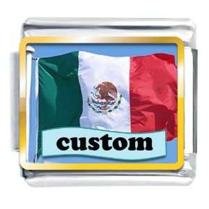    Flag Mexico Custom Travel & Italian Charm Pugster Jewelry