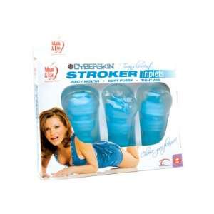  Cyberskin Translucent Stroker Triplets Health & Personal 