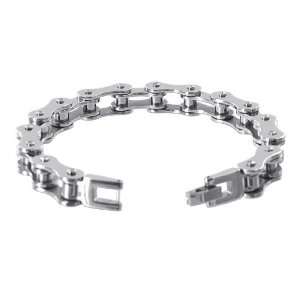  Titanium Motorcycle Chain Bracelet 8.5 Inch
