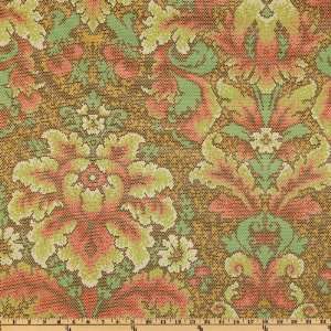   Parisville Damask Dot Gold Fabric By The Yard Arts, Crafts & Sewing