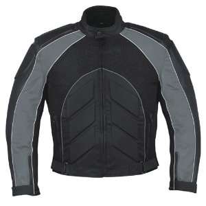    Mossi Black/Dark Grey Elite Medium Mens Jacket Automotive