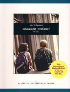 Educational Psychology by John W. Santrock 5E (G) 9780073378787  