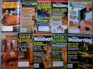 Lot American Woodworker Popular Woodworking Magazines  
