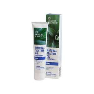  Desert Essence; Natural Tea Tree Oil Mint Toothpaste 6.25 oz 
