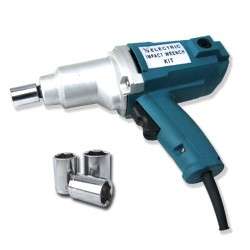 DRIVE ELECTRIC IMPACT WRENCH WITH 4 SOCKETS & CASE  
