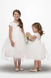Us Angels Silk & Tulle Dress (Infant, Toddler, Little Girl & Big Girl)