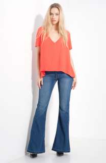 TEXTILE Elizabeth and James Dale Pebbled Crepe Top  