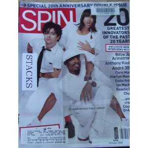   Magazine October 2005 Billie Joe Armstrong Anthony Kiedis Andre 3000