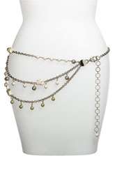 St. John Collection Chain Belt with Glass Pearls & Howlite Was $155 