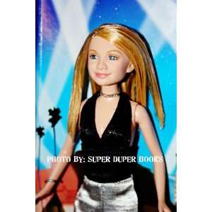 Ashley Olsen Doll Wearing a Black Top and Silver Pants Twin to Mary 