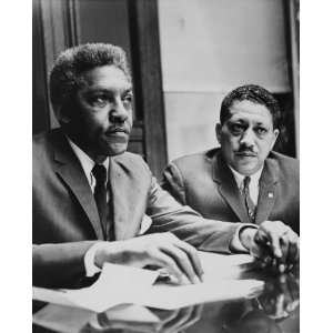  1964 photo Bayard Rustin and Dr. Eugene Reed at Freedom 