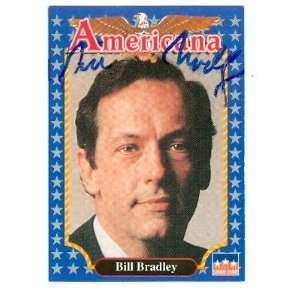 Bill Bradley Autographed Trading Card Americana