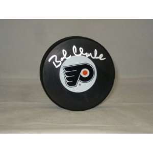 Bobby Clarke Autographed Hockey Puck   JSA   Autographed NHL Pucks