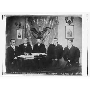  J.E. Bruce,Ban Johnson,A. Herrmann,T.J. Lynch,J.E. Meydler 