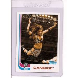   Topps Wrestling Card Candice Michelle 2007 Heritage 