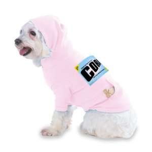   CORA Hooded (Hoody) T Shirt with pocket for your Dog or Cat LARGE Lt