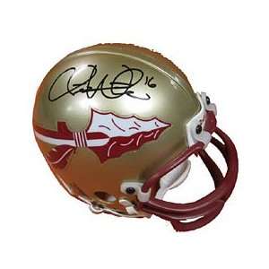 Chris Weinke Autographed/Signed Mini Helmet