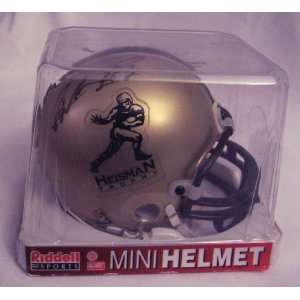 CHRIS WEINKE Autographed Heisman Trophy Mini Helmet by Riddell
