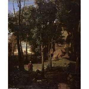   Corot   24 x 30 inches   Democritus and the Abderites