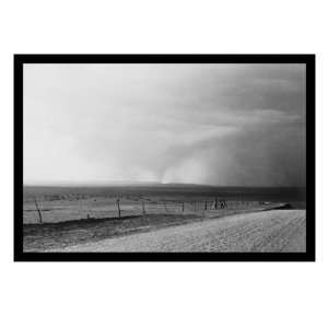   Storm near Mills, New Mexico by Dorothea Lange, 32x24