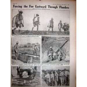  1917 WW1 Douglas Haig Flanders French Soldiers Menin