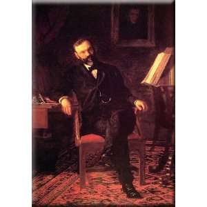 Dr John H. Brinton 21x30 Streched Canvas Art by Eakins, Thomas