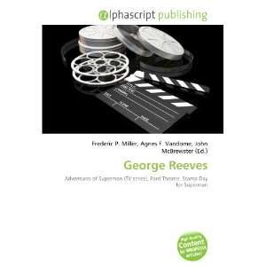 George Reeves (9786132738950) Books