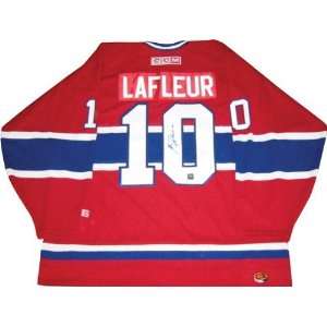 Guy Lafleur Montreal Canadiens Autographed Replica Jersey