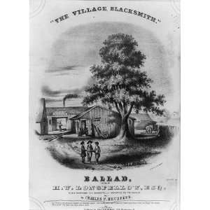  1848 Henry Wadsworth Longfellow,The Village Blacksmith 