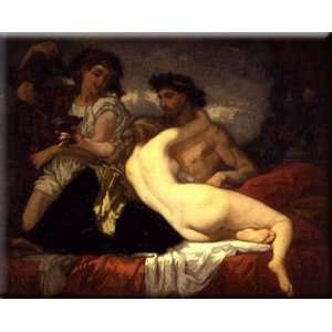  Horace and Lydia 16x13 Streched Canvas Art by Couture 