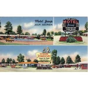 Howard Johnson Motel Jesup, Georgia Post Card