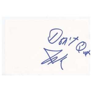 JAKE STEINFELD Signed Index Card In Person