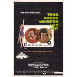  Your Three Minutes Are Up (1973) 27 x 40 Movie Poster 