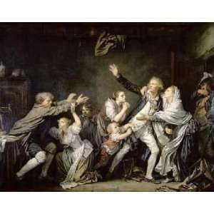  Paternal Curse Or Ungrateful Son by Jean Baptiste Greuze 