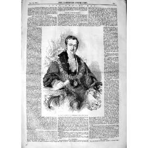  1847 JOHN KINNERSLEY HOOPER LORD MAYOR GUILDHALL BARON 