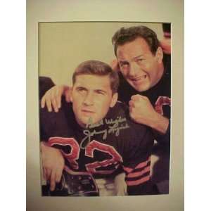 Johnny Lujack Chicago Bears Autographed 12 x 15 Professionally Matted 