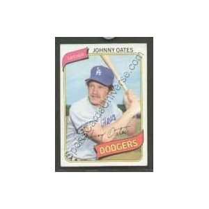  1980 Topps Regular #228 Johnny Oates, Los Angeles Dodgers 