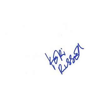 KERI RUSSELL Signed Index Card In Person