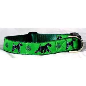  Designer Kerry Blue Terrier Dog Collar   Green Kerry Blue 