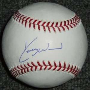  Kerry Wood Autographed Ball   Official